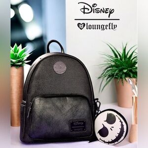 Loungefly The Nightmare Before Christmas Jack Skellington w/Coin Bag Backpack 🆕